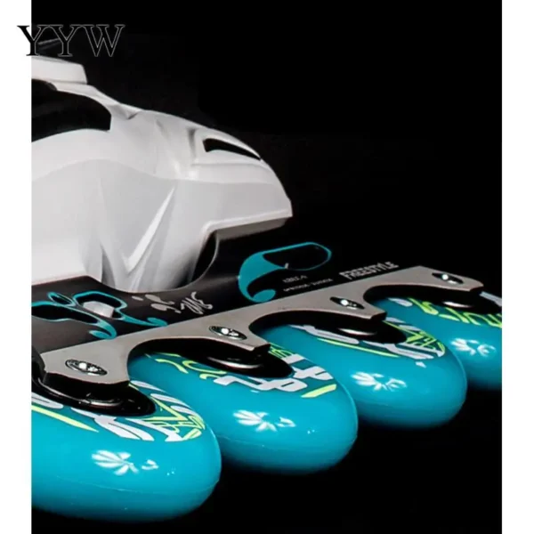 Professional Inline Roller Skates Adult Flashing Speed Skating Shoes Sneakers Black For Outdoor Sport Women Men 4 Wheels Shoes - Image 2