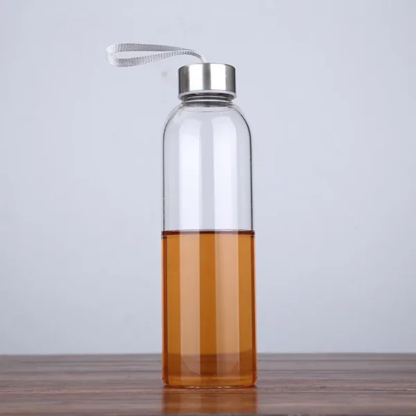 550ml Travel Outdoors Portable Sport Glass Water Bottle With Rope Tour Drinkware Brief Car Carafe Direct Drinking Tea Bottle - Image 4