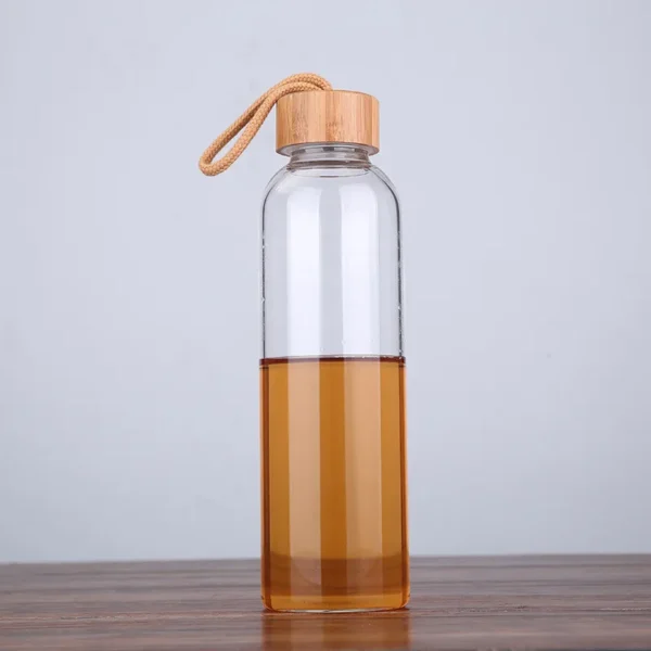 550ml Travel Outdoors Portable Sport Glass Water Bottle With Rope Tour Drinkware Brief Car Carafe Direct Drinking Tea Bottle - Image 3