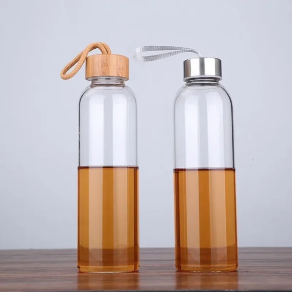 550ml Travel Outdoors Portable Sport Glass Water Bottle With Rope Tour Drinkware Brief Car Carafe Direct Drinking Tea Bottle - Image 5