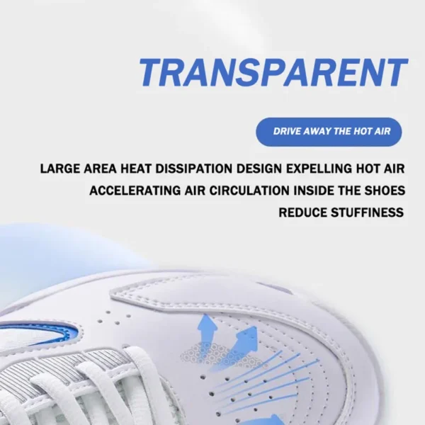 Kumpoo Badminton Shoe for Men Women Anti Slip Breathable Tennis Sneakers Training Sport Shoes Cream Balance Sport Shoes KH-G15 - Image 4