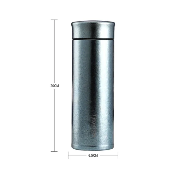 200/300/380/480ML Business Thermos Cup With Tea Bin For a Gift ,Pure Titanium Vacuum Flasks,Office Drinkware,Car WATER BOTTLE - Image 3
