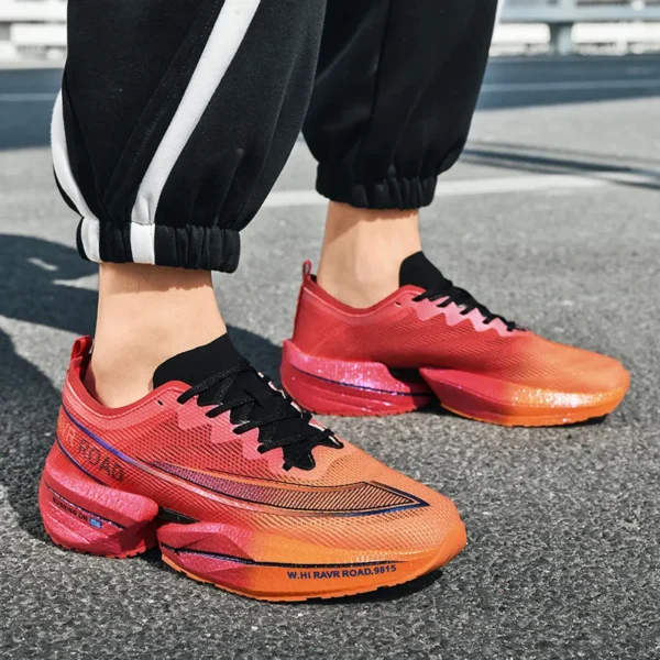 Mens Trainers Full Palm Carbon Plate Professional Male Shoes Fashion Breathable Lace-up Sneakers Running Shoes Man High Quality - Image 4
