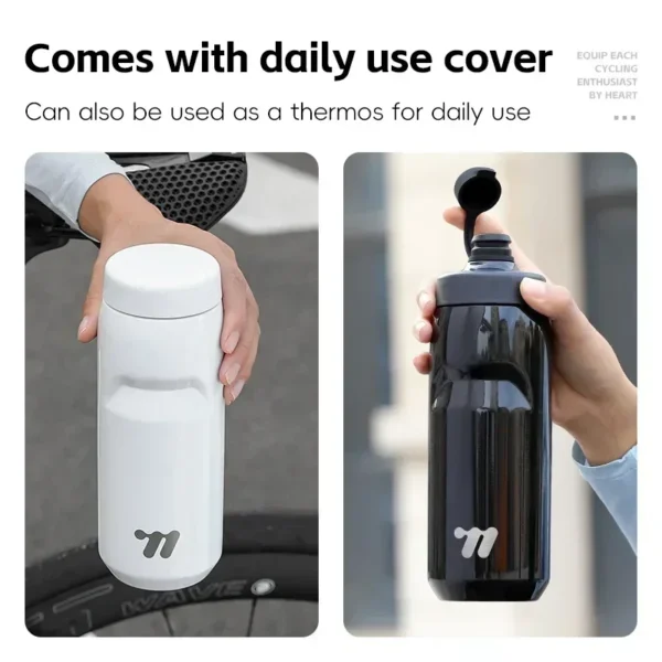 WEST BIKING Cycling Water Bottle 550ml Food-Grade Stainless Steel Thermal Bottle Sports Metal Kettle Cold Water Insulated Bottle - Image 6
