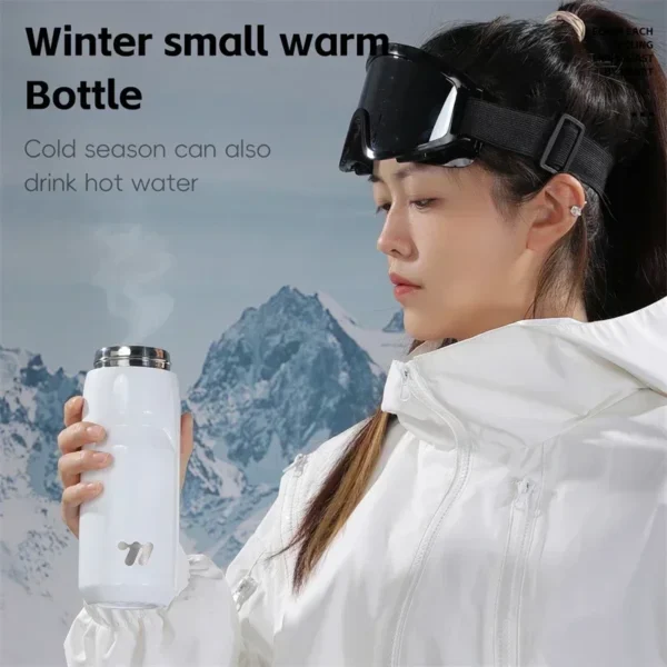 WEST BIKING Cycling Water Bottle 550ml Food-Grade Stainless Steel Thermal Bottle Sports Metal Kettle Cold Water Insulated Bottle - Image 2