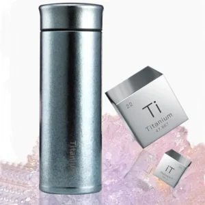 200/300/380/480ML Business Thermos Cup With Tea Bin For a Gift ,Pure Titanium Vacuum Flasks,Office Drinkware,Car WATER BOTTLE