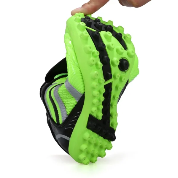 Men Football Soccer Boots Athletic Shoes New Leather Big Size High Top Cleats Training Sneaker Comfortable - Image 6