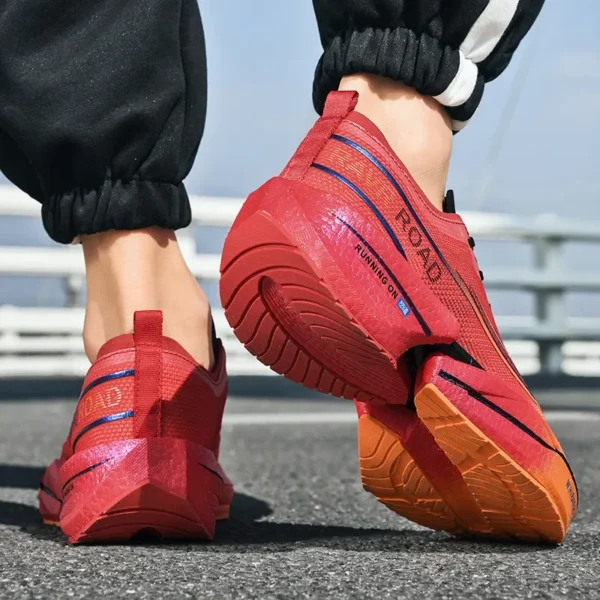 Mens Trainers Full Palm Carbon Plate Professional Male Shoes Fashion Breathable Lace-up Sneakers Running Shoes Man High Quality - Image 5