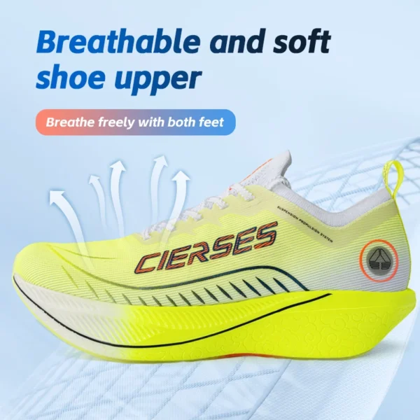 CIERSES 2421 The New Fashion Favorite Carbon Fiber Running Shoes Breathable Uppers a Sports Essential Zapatillas de deporte - Image 6