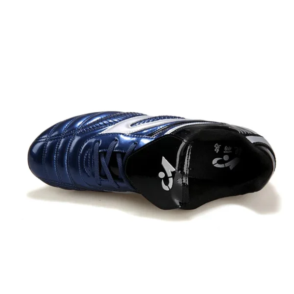 Men Football Soccer Boots Athletic Shoes New Leather Big Size High Top Cleats Training Sneaker Comfortable - Image 3